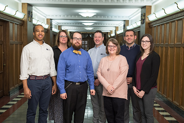 Front:  Kevin Calhoun, José-Antonio Rubio, Rose Anderson, Ann Stals Back:  Lisa Armstrong, Steven Pejuan, Jason Davis Absent:  Ann Riggs