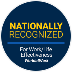 Nationally Recognized For Work-Life Effectiveness