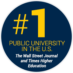 #1 Public University in the U.S. - The Wall Street Journal & Times Higher Education