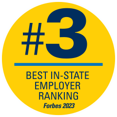 #3 Best In-State Employer Ranking Forbes 2023